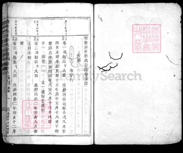 浙江台州仙居田镇乐安赤石李氏宗谱【乐安赤石李氏宗谱[20]1330-1934