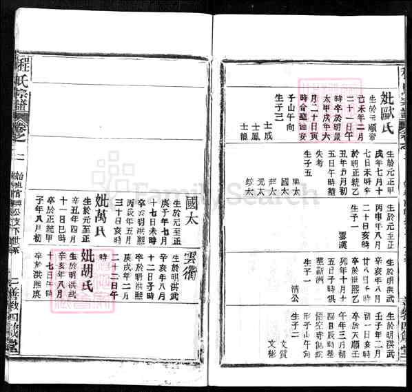 《湖北黄冈程氏宗谱》003_程氏宗谱_重拍 _卷2_徽洲迁移德安之祖十五世纪畧 1世官与起 至文彬_2002 《湖北黄冈程氏宗谱》003_程氏宗谱_重拍 _卷2_徽洲迁移德安之祖十五世纪畧 1世官与起 至文彬_2002