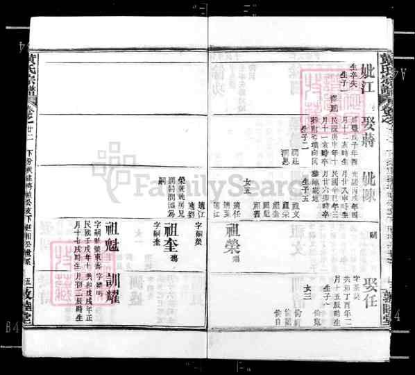 《湖北武汉新洲区黄氏宗谱》015_黄氏宗谱[22]1989