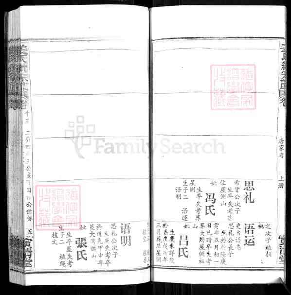 《湖北鄂州华容区华容镇姜氏统宗谱》013_姜氏统宗谱 四十三卷首四卷特卷三卷[20]1350-1993