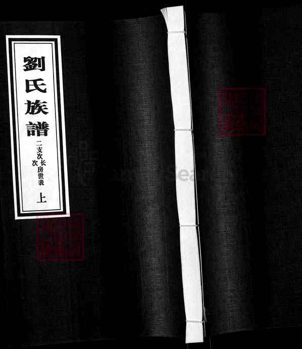《山东临沂沂南大庄镇刘氏族谱_二支次长次房世表》001_刘氏族谱 合卷_[1]1370-2004