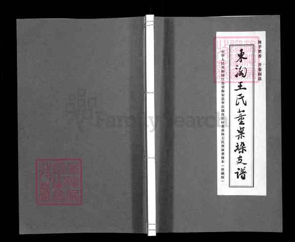 《江苏南通海安曲塘镇东淘王氏董桌垛支谱》001_东淘王氏董卓垛支谱 二卷[1]1609-2010