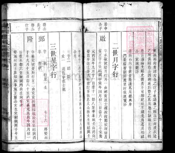 《江西上饶广丰区泉波镇茗川王氏宗谱》007_茗川王氏宗谱 十卷首一卷纲三卷[5]1144-1916