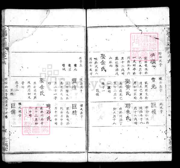 《湖北黄冈团风团风镇王杨宗谱》009_王杨宗谱 八卷首二卷[8]1365-1880