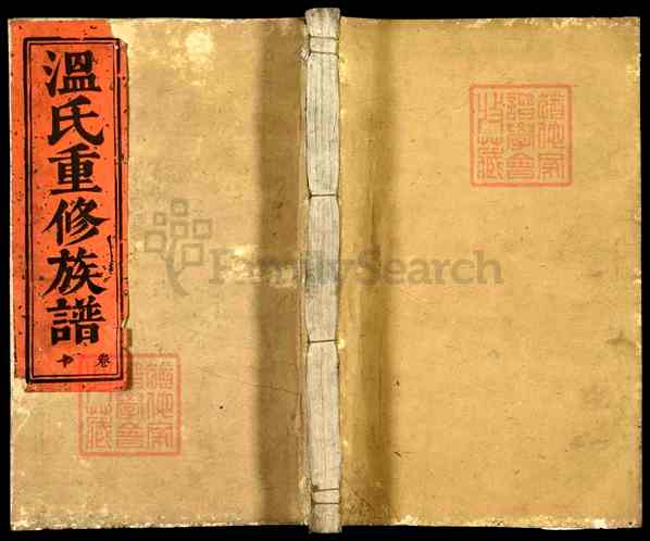 《江西赣州石城琴江镇石城太原温氏重修家谱》008_石城太原温氏重修家谱[8]912-1770