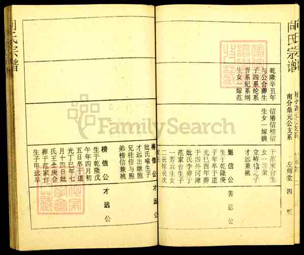《湖北仙桃向氏宗谱》037_向氏宗谱[38] 鼎元公本房支系_太定2-1988