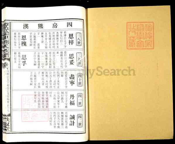《江西宜春丰城河洲街道潭埠垛里熊氏族谱》009_潭埠垜里熊氏族谱[9]2015
