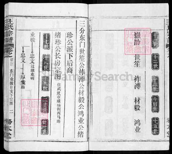《湖北黄冈红安王氏宗谱》王氏宗谱 三十卷首四卷[28]1369-1997
