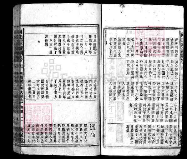 《安徽安庆宿松何氏宗谱》[66卷首5卷]39_卷38)世系 峦崇股 谅祖 昆公 其美 节 有 同 其明 谦 二提派
