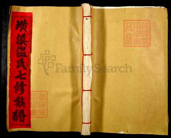 《江西赣州宁都璜溪温氏祠七修族谱》宁都璜溪温氏祠七修族谱[2]740-1995